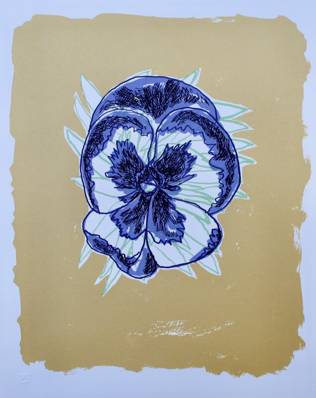Pansy. 2021, screen print on Stonehenge paper, 11x14 inches. edition of 10
$185 each